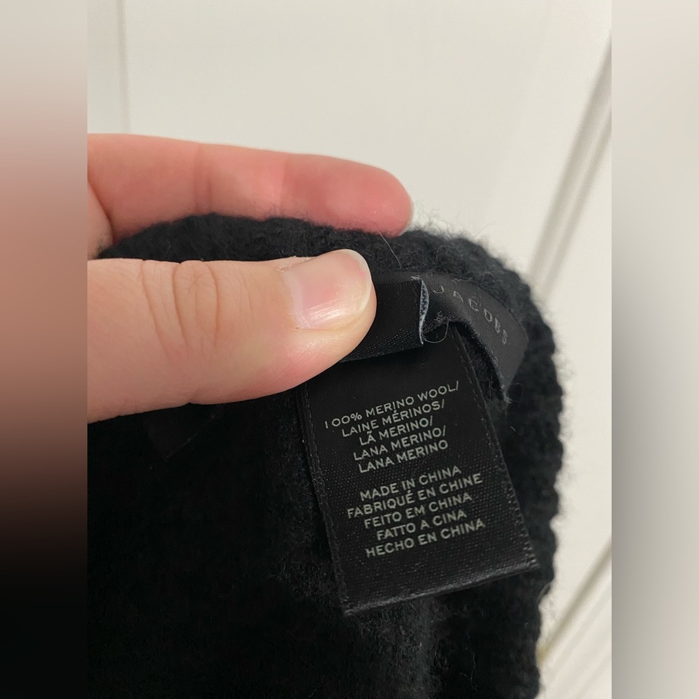 Marc by Marc Jacobs black 100% merino wool sweater - Picture 8 of 8